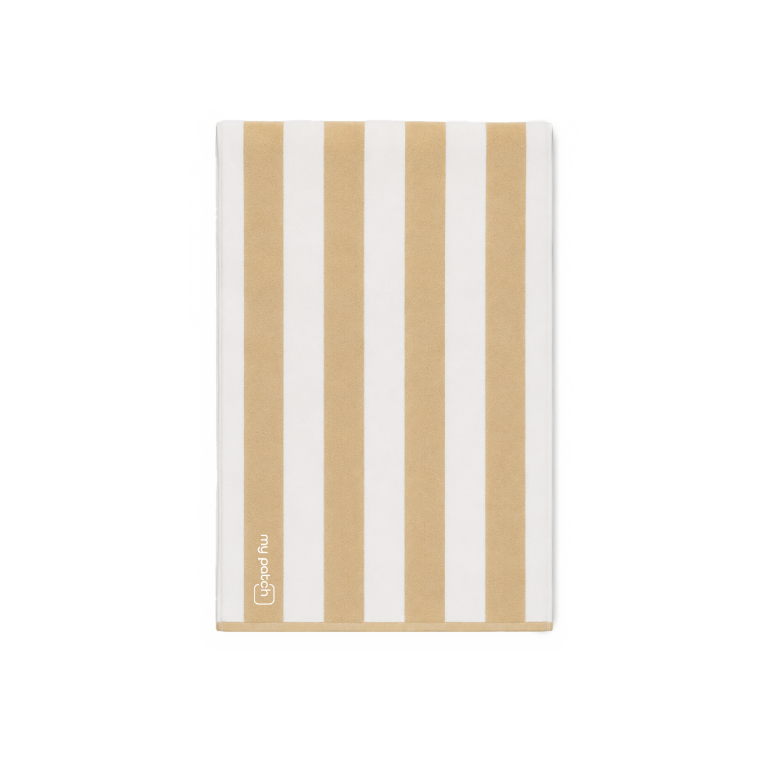 מגבת חוף פסים - My Patch Striped Beach Towel
