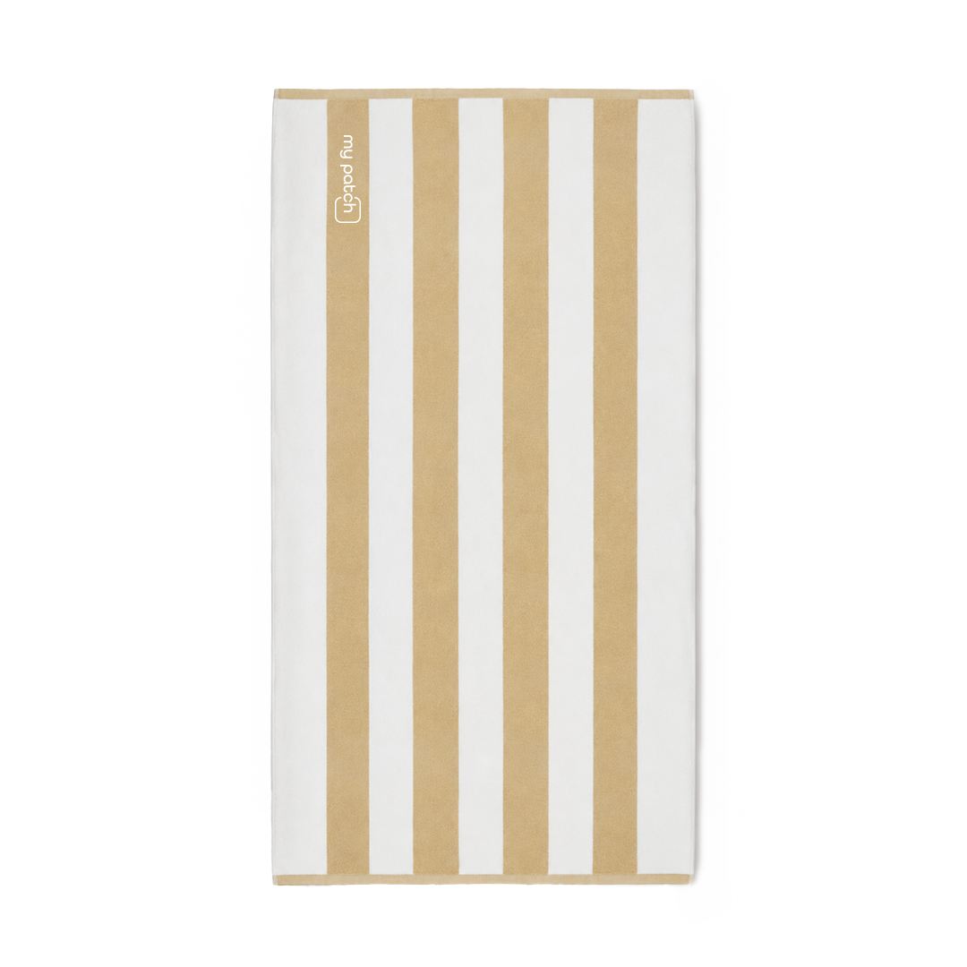 מגבת חוף פסים - My Patch Striped Beach Towel